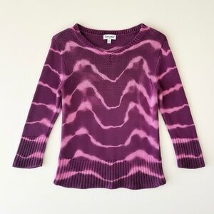 Splendid Purple Tie-Dye Knit Sweater Girls 2T